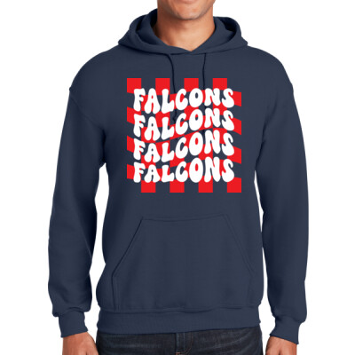 Adult Checkers Pullover Hoodie Thumbnail