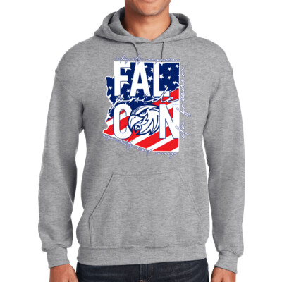 Adult State Pullover Hoodie - Grey Thumbnail