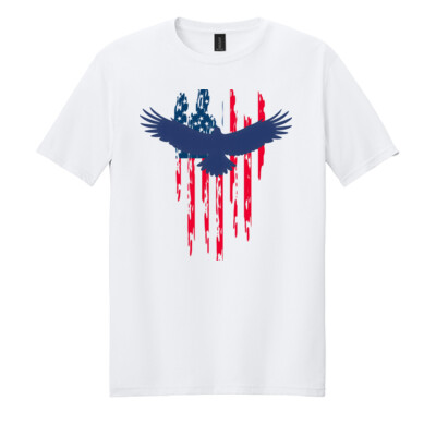 Adult Flag - white shirt Thumbnail