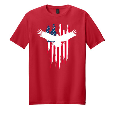 Adult Flag - red shirt  Thumbnail