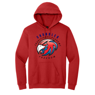Adult Fleece Hoodie - Falcon red Thumbnail