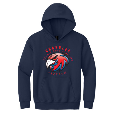 Youth Fleece Hoodie - Falcon navy Thumbnail