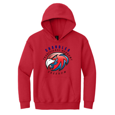 Youth Fleece Hoodie - Falcon red Thumbnail