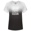 Women's V-Neck Ombre T-Shirt Thumbnail