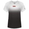 Women's V-Neck Ombre T-Shirt Thumbnail