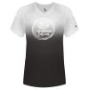 Women's V-Neck Ombre T-Shirt Thumbnail
